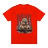 Bober Kurwa Bobr T-shirt Funny Beaver Meme Graphic T-shirt Style Women's Casual Loose Short Sleeved T-shirt Street Clothing