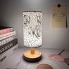 Modern Simple Solid Wood Base Atmosphere Lamp Bedroom Eye Protection Night Light Dormitory Bedside Lamp Led Tricolor Decorative