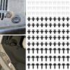 100Pcs Engine Under Cover Retainer Clips for Toyota 90467-07201 90189-06193 90159-60477 Push-Type Fastener Nut Screw Bolt