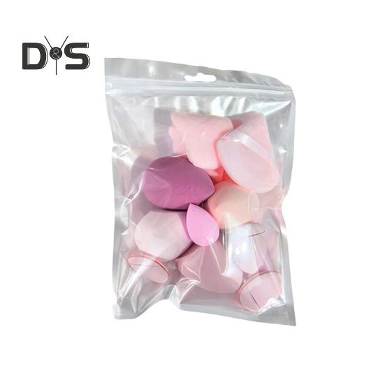 14 шт./компл. набор спонжей для макияжа с пудрой без латекса, растушевка жидкой пудры, нанесение крема, косметический спонж, блендер, женские инструменты для макияжа