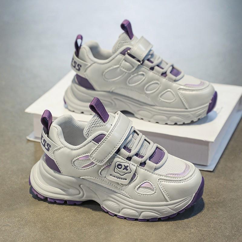 Youth style shoes Kids Running Shoes Boys Girls Lightweight Breathable Slip-On Sneakers With Non-Slip Rubber Sole