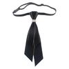 Yousheng Unisex Bank Tie-Free Neck Tie Detachable Academic Style Bow Tie White Shirt Hotel Professional Collar Flower Accessory