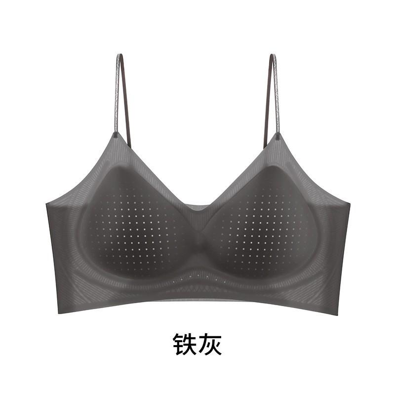 New Cool Ultra-thin Seamless Underwear Women's Double Soft Support Comfortable Breathable Vest Bra Women