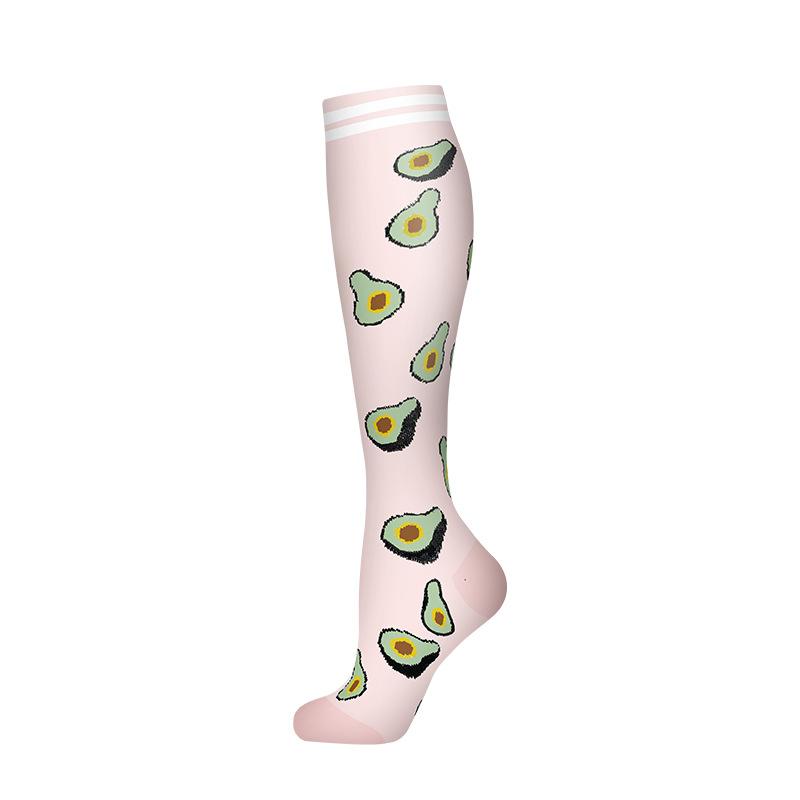 Exercise Pressure Socks Multi-colored Men's and Women's Outdoor Running Stockings Stockings Calf Socks