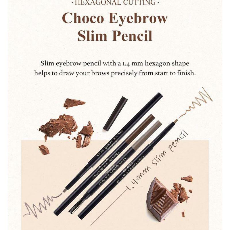 Skinfood Тонкий карандаш для бровей Choco - 4 цвета
