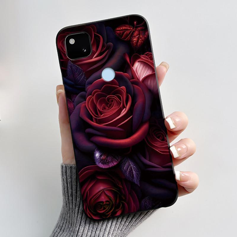 Чехол для телефона Google Pixel 4a 4G / 4a 5G, Ультратонкий, Тонкий, Эстетичный, Роскошный, Милый, Крутой, Для Мальчиков, Девочек, Мягкий Силикон, Матовый Чехол