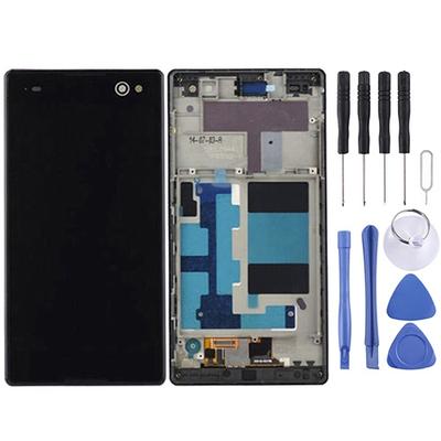 ЖК-дисплей + Сенсорная панель с рамкой для Sony Xperia C3 / D2533
