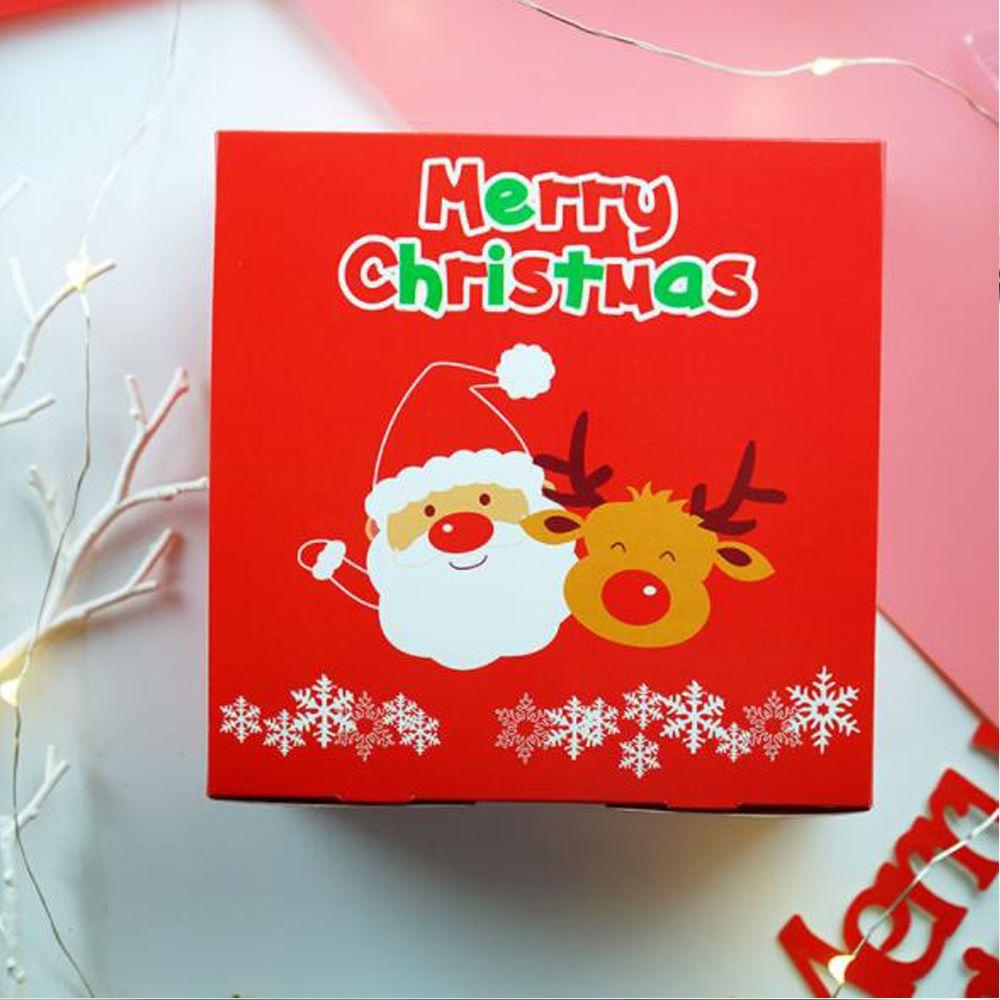 Печатные коробки для печенья, бонбоньерки, сладкое печенье, конфеты, Санта Клаус, Счастливого Рождества, Рождественские подарочные коробки