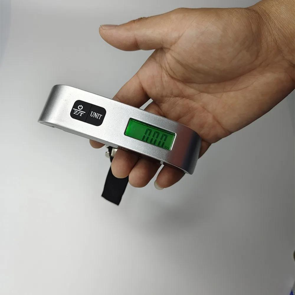 50 кг/110 фунтов портативные электронные весы для ручной клади ЖК-цифровой дисплей весы для чемоданов дорожные весы инструмент для взвешивания багажа