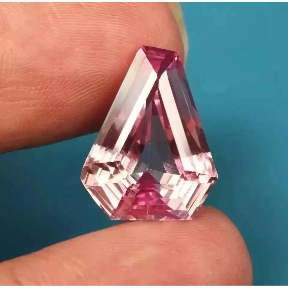 Rare Padparadscha Sapphire Ceylon Natural Fancy Cut 10-12 Ct Loose Gemstone