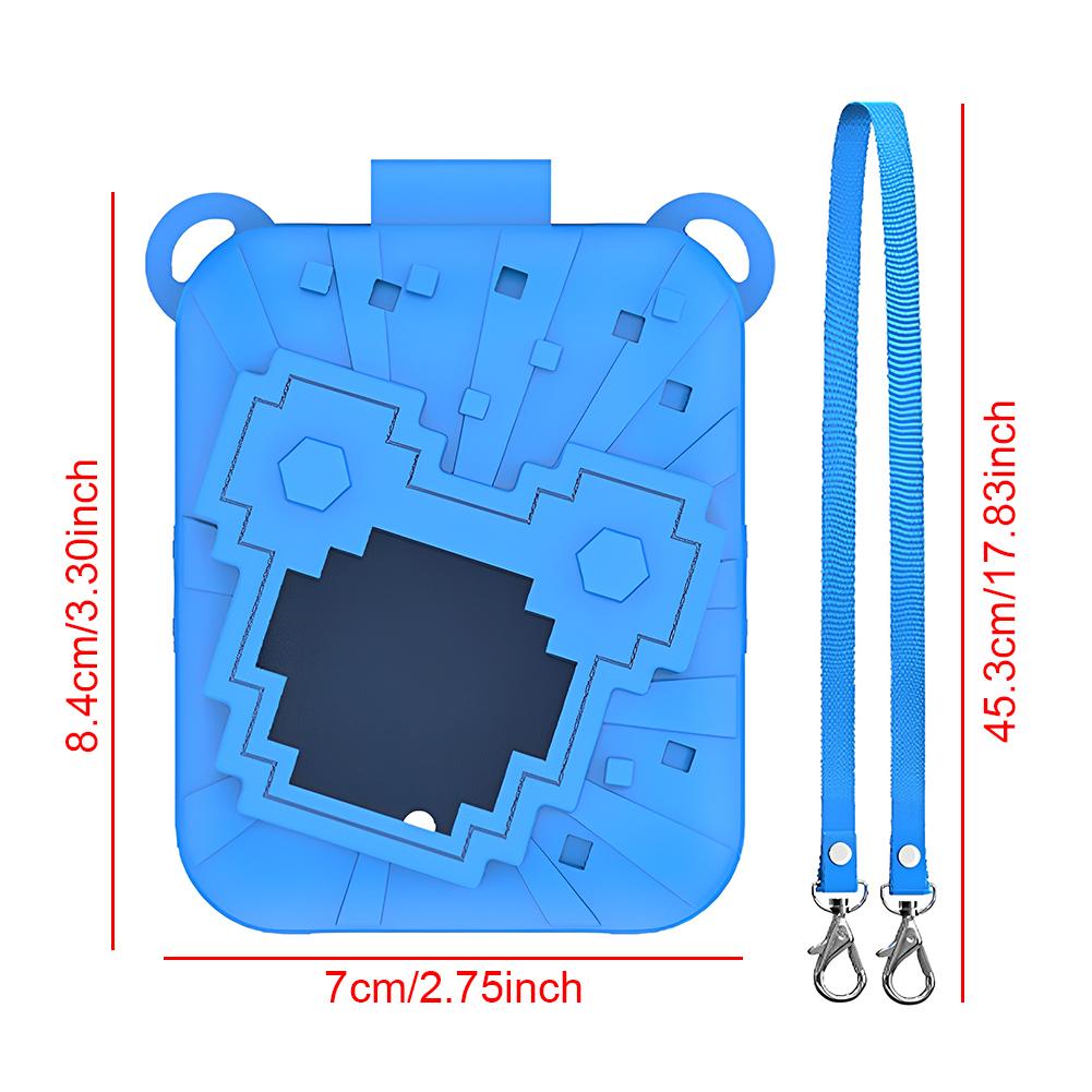 Silicone Cover Case with Lanyard Silicone Protective Cover Protective Holder Skin for Bitzee Dis Ney Interactive Digital Pet