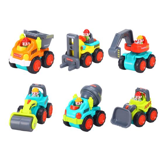 Мини-строительная машина, игрушка, инерционный привод, откатные подвижные соединения, забавные, реалистичные, карманный инженерный грузовик для малышей, подарок на день рождения для мальчиков