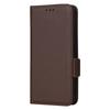 For iPhone 16 Case with Wrist Strap Litchi Texture PU Leather Wallet Phone Cover