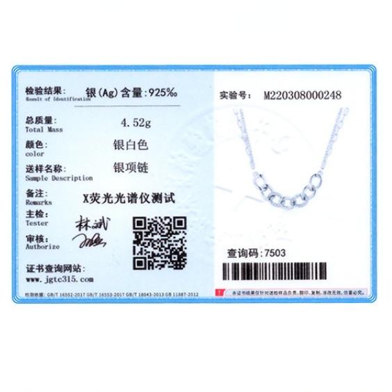 Ожерелье с подвеской из стерлингового серебра Tancision S925, женское модное универсальное ожерелье, модный подарок