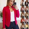 Business Jacket Suit Plus Size Open Front Blazer All-match Polyester Business Jacket Suit