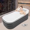 Foldable Portable Inflatable Bathtub, Large Adult Size Tub for Hot and Cold Water Soak, SPA Relaxation With Quick Inflation Pump