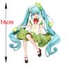 В наличии Аниме Furyu Stopper для лапши VOCALOID Hatsune Miku Цветочная фея Клевер ПВХ Фигурка Действия Модель Кукла Игрушка Праздничный Подарок