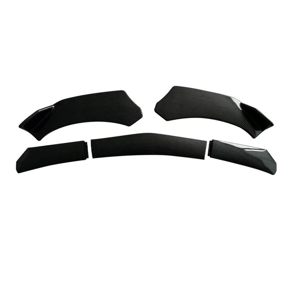 5 шт. универсальный автомобильный передний бампер губа комплект кузова сплиттер спойлер диффузор протектор 5-ступенчатый передний бампер губа сплиттер для большинства автомобилей