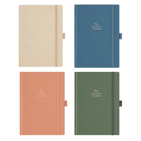 Журнал для чтения обзоров книг формата А5 Отслеживание прогресса чтения Подсказки для письма