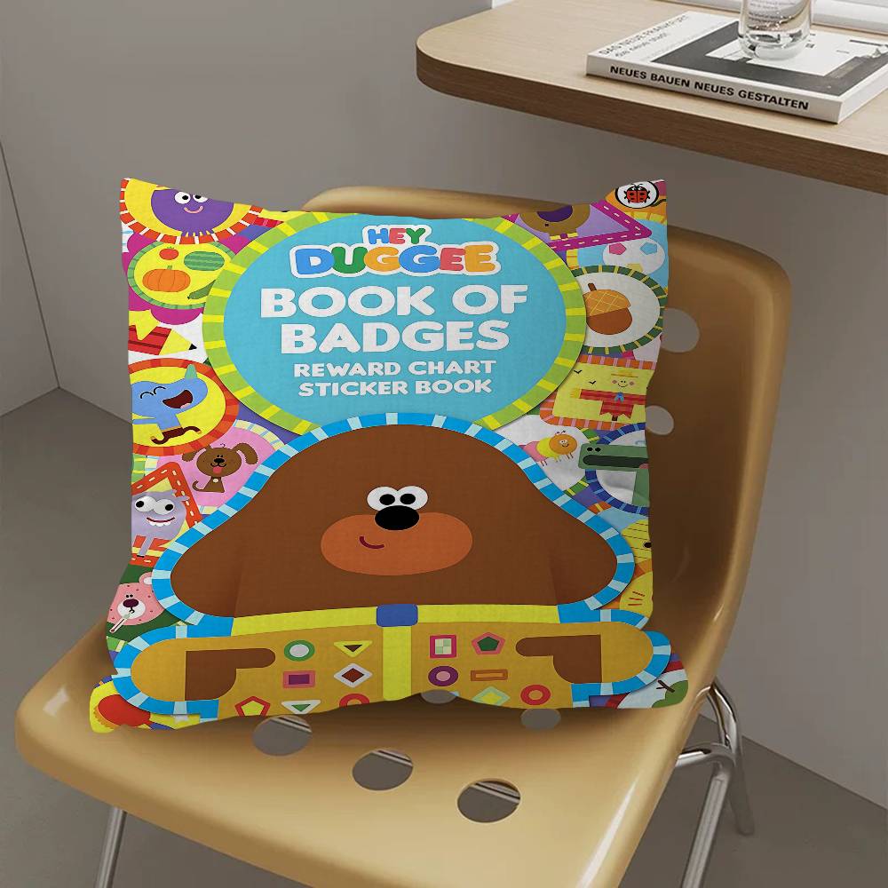 H-Hey D-Duggee Pillow Gift Home Office Decoration Pillow Bedroom Sofa Car Cushion CoverPillow Case