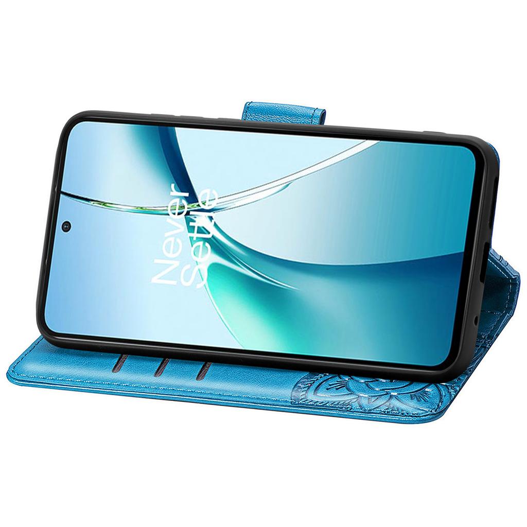 Для Oppo Reno13 5G (Глобальный) Чехол с ремешком с узором бабочки, кошелек из искусственной кожи, чехол для телефона