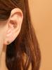 Минималпирсинг Серьги-гвоздики 14K Цветок-вертушка