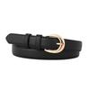 Belt Womens Waist With Durable Pu Material And Metal Buckle For Everyday Style