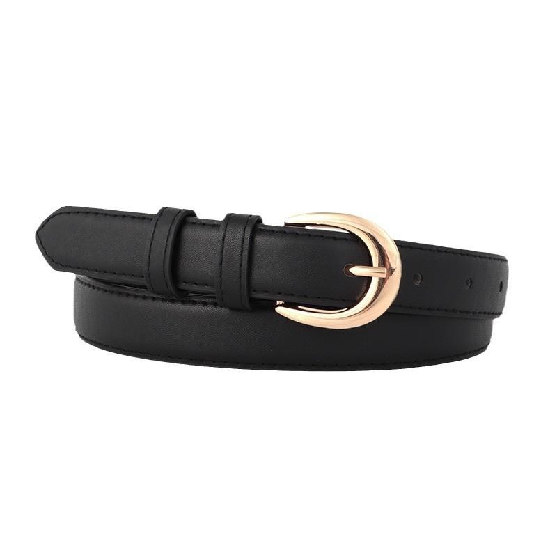 Belt Womens Waist With Durable Pu Material And Metal Buckle For Everyday Style