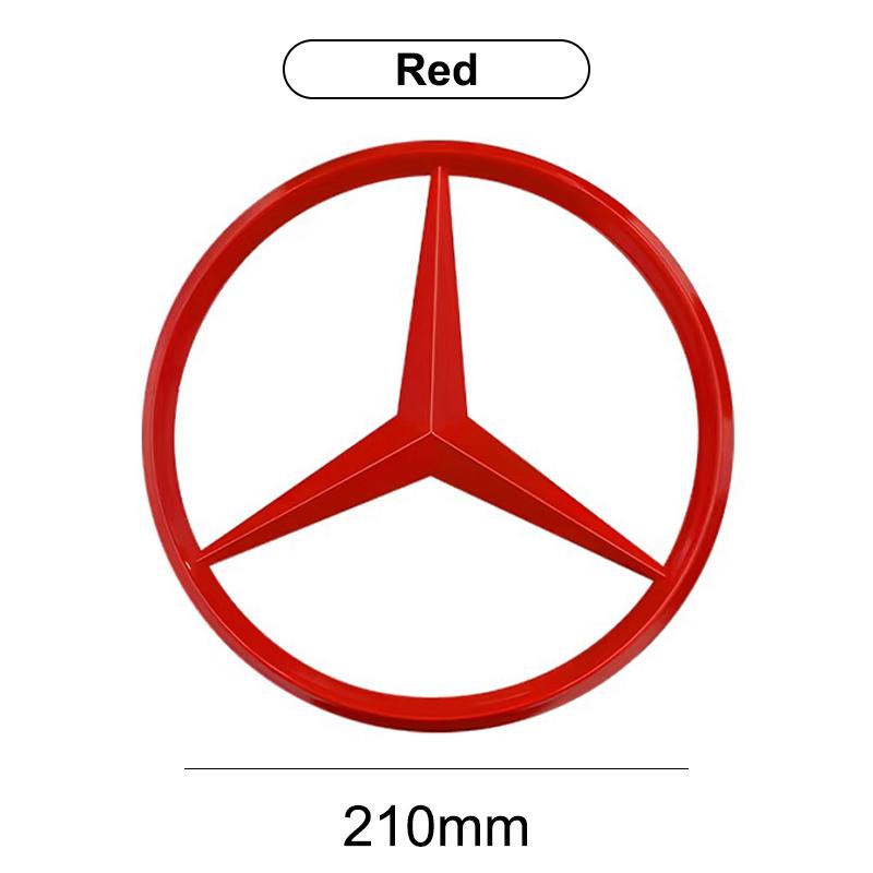3D Car Front Hood Emblem Bonnet Sticker Rear Trunk Badge Decal For Mercedes Benz AMG E S C A B Class GLE GLS CLA CLE GLC CLS GLA BJ1