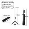 RP01-B Heavy Duty Metal Alloy Light Stand 160cm Tripod for Photo Studio Softbox Video Flash Reflector Lighting Background Stand