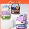 Patterned Capybara Lion Pendant Kids Backpack Cartoon Gifts Choolbag