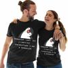 I Cant Fly Therefore I Am A Penguin Unisex T Shirt Funny Lettering Saying Tee E