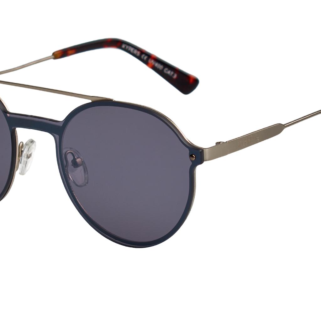 Круглые металлические солнцезащитные очки LOURENZO для мужчин и женщин