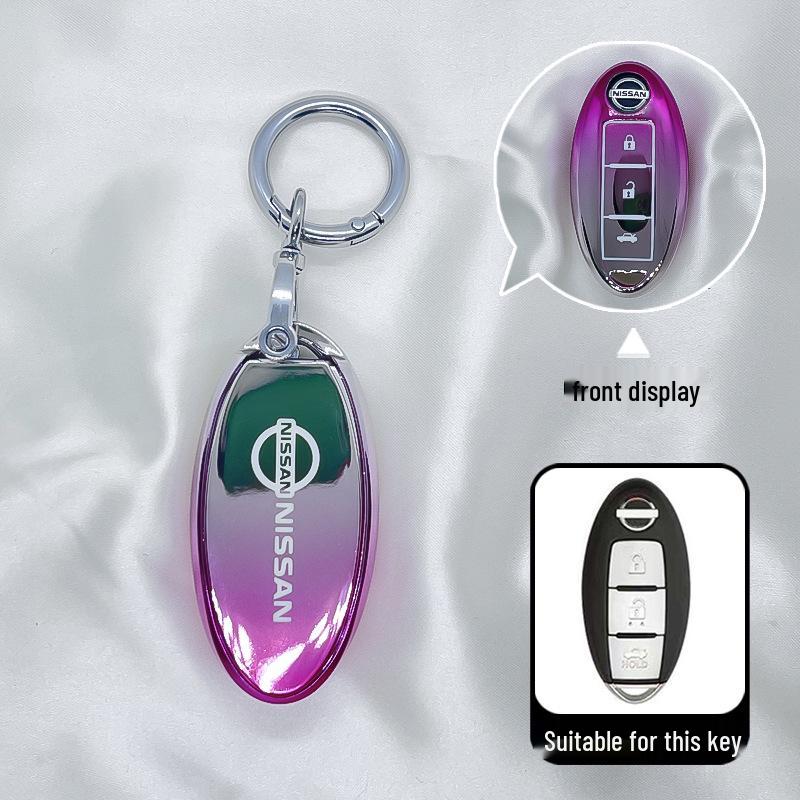 Nissan Key Covers: Compatible with X-Trail, Teana, Tiida, Terra, Murano, Sylphy, Qashqai, and Other Models.