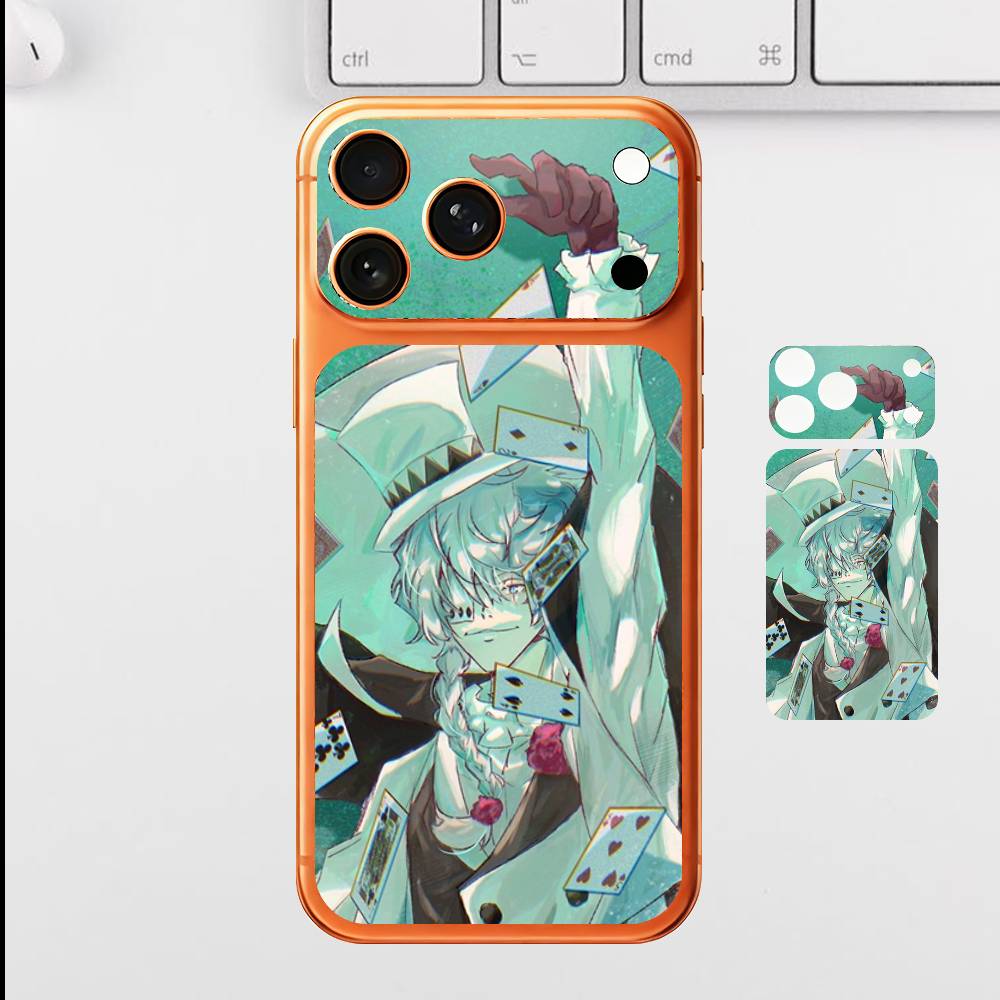 Н-Николай Гоголь Bungou Plain Наклейка-Скин для iPhone17 Pro Max Задняя Пленка Чехол Обложка Защита от царапин Прочная Наклейка