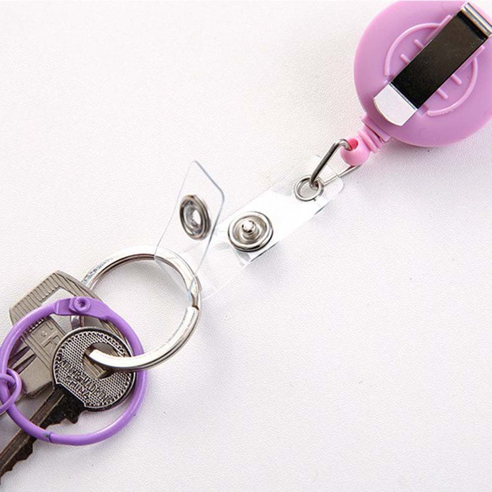 Пряжка Держатель для ID-карты Автобусной карты Имени Выдвижной Бейдж Ролик Держатель для Кредитной карты Зажим Держатель для ID-Бейджа Зажим