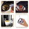 uxcell 12-Cup Coffee Filter Basket, Reusable Replacement Coffee Filter Basket for Coffee Makers with Mesh Bottom, Gold