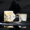 Thousand Li Rivers & Mountains Ceramic Tea Separation Office Cup