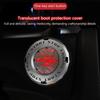 Rotary Push Start Button Cover Auto Spin Engine Start Stop Button Cover Decorative Auto Accessories Push Button Cover