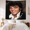 Elvis Wall Decor Tapestry Art For Pet Memorial Birthdaywedding Party Backdrop Family Gift