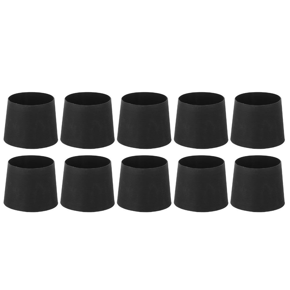 10pcs Silicone Material Bottle Mug Protector Heat Resistant Sleeve Coffee Glass Cups