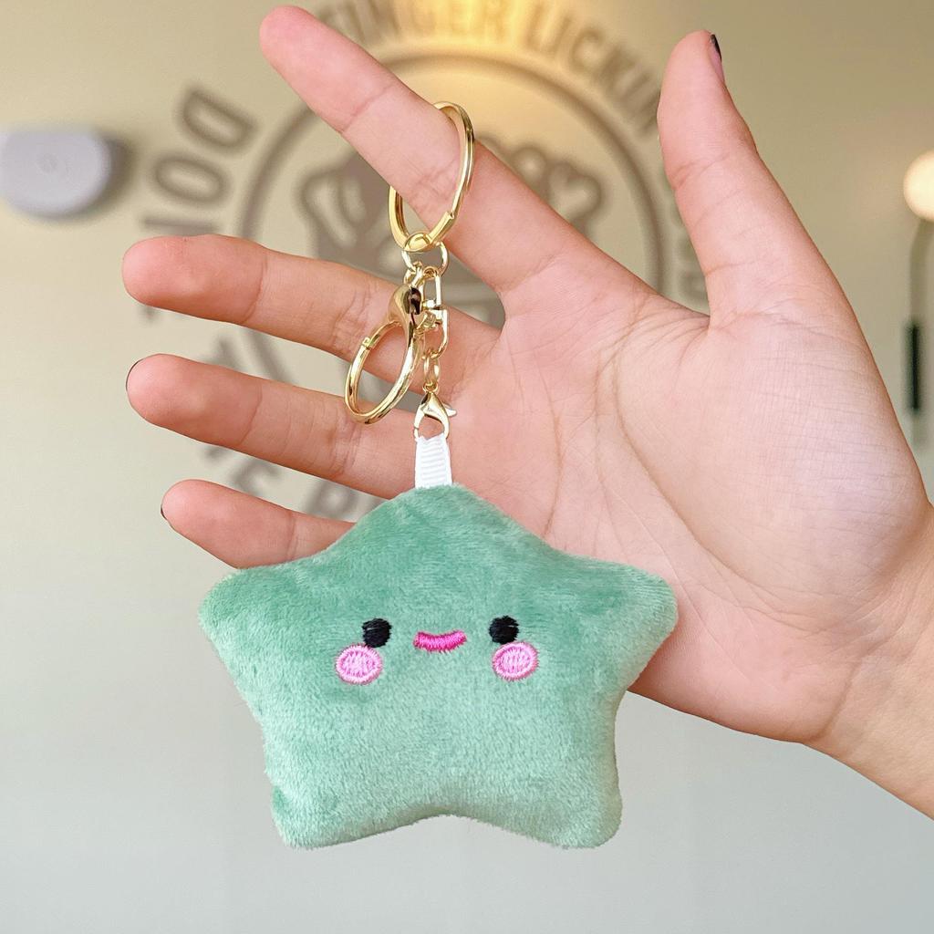 Очаровательный плюшевый брелок в виде звезды: Девичий Рюкзак Брелок Аксессуар