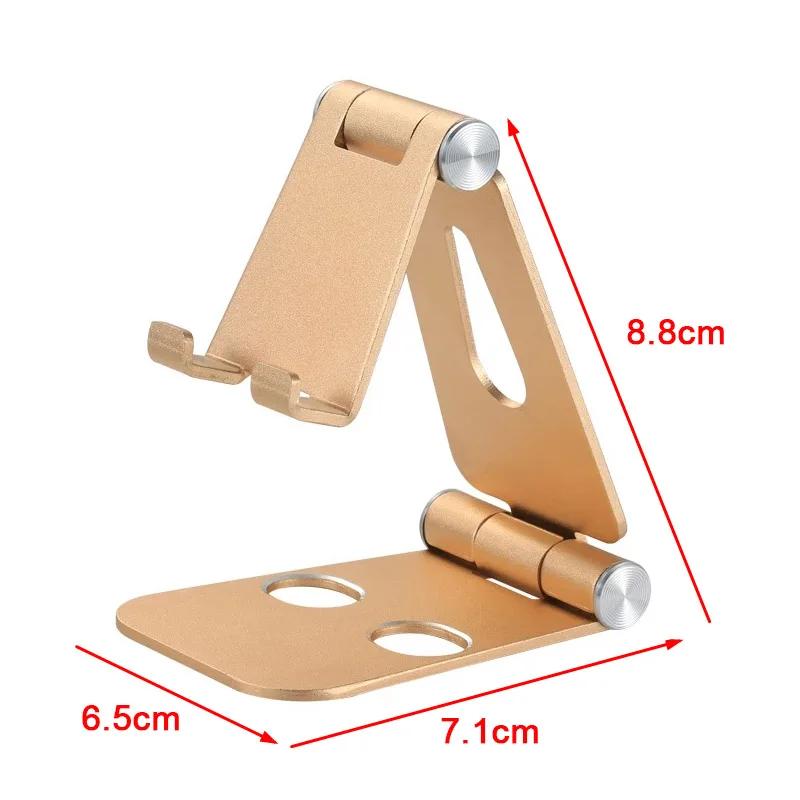 Настольный держатель для мобильного телефона, подставка, док-станция, держатель для телефона и планшета, алюминиевая регулируемая настольная подставка