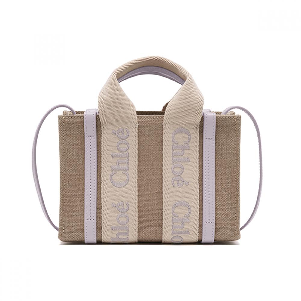 Chloe Chc24up237l17 084 Woody Mini Сумка-тоут с верхней ручкой