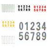 5 шт. высокотемпературная наклейка на номерной знак нанопленка светоотражающая цифровая этикетка для почтового ящика