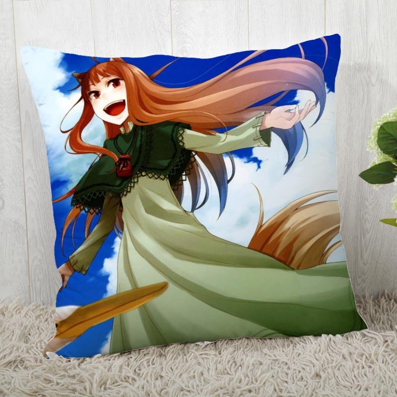 Чехол на подушку Spice And Wolf Индивидуальный чехол на подушку Современный декоративный чехол на подушку для гостиной 45X45 см A19.12.13