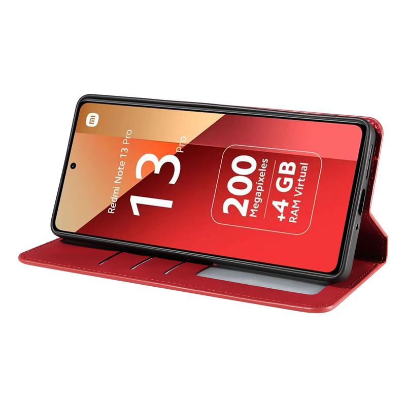 Кожаный ретро кошелек-книжка для Xiaomi Poco M6 Pro 5G X6 PocoM6 C65 PocoX6 M6Pro 4G Чехол для телефона Магнитная застежка Слот для карт 2024