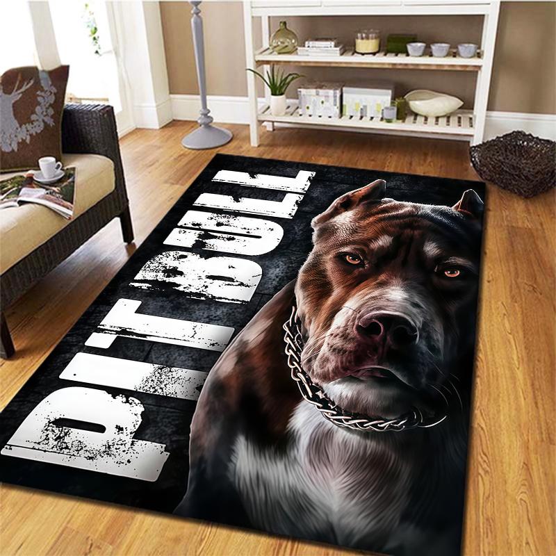 Serious Dark Animals Pattern Square Carpet,Area Rug,Carpet Rug for Living Room Bedroom Sofa Playroom Decor,Non-slip Floor Mat,Holiday Birthday Gifts