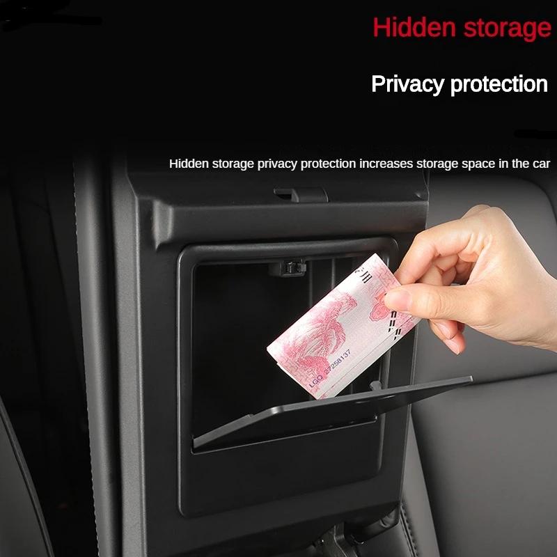 Автомобильный подлокотник, держатель, центральная консоль, органайзер, подлокотник, скрытый ящик для хранения, аксессуары для Tesla Model 3, Model Y 2024 2024 2024