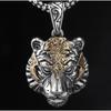 Модный кулон в виде головы тигра, ожерелье с изображением тигра, мужское панк-хип-хоп, модное повседневное ювелирное украшение в подарок